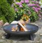 Preview: CookKing Feuerschale Bali 60 cm in Schwarz aus Stahl