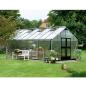Preview: Gewächshaus Juliana Gartner 21,4m² Alu silber 10mm Doppelstegplatten