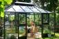 Preview: Gewächshaus Juliana Grand Oase 13m² Alu anthrazit 3 mm Sicherheitsglas