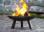 Mobile Preview: CookKing Feuerschale Polo 100 cm in Schwarz aus Stahl