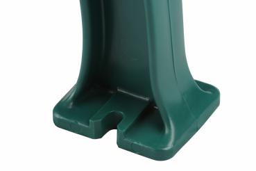 Preview: Bank 4 Sitzer aus Kunststoff, grün, 200 cm, stabile Gartenbank Sitzbank Parkbank