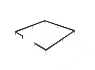 Juliana Fundament für Juliana Gewächshaus Oase13,5 m²