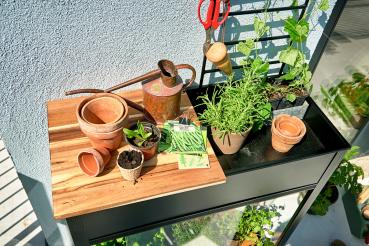 Preview: Gewächshaus Balkon Juliana Urban Vertical 0,25m² 4mm Sicherheitsglas