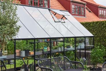 Preview: Gewächshaus Halls Qube+ 810 13,0 m² schwarz 3mm Sicherheitsglas