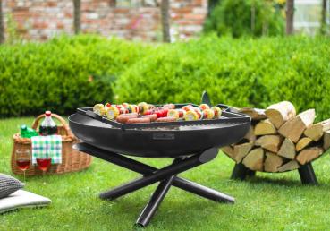 Feuerschale Indiana Ø 70 cm Feuerstelle für den Garten aus Stahl Feuerkorb Grill