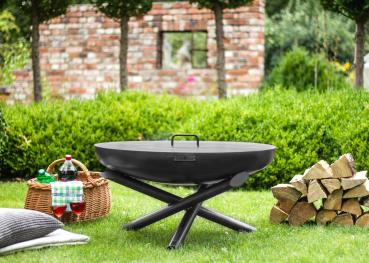 Feuerschale Indiana Ø 70 cm Feuerstelle für den Garten aus Stahl Feuerkorb Grill