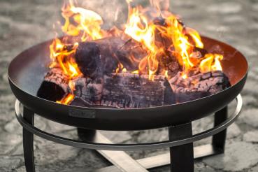 Feuerschale Viking Ø 60 cm Feuerstelle für den Garten aus Stahl Feuerkorb Grill