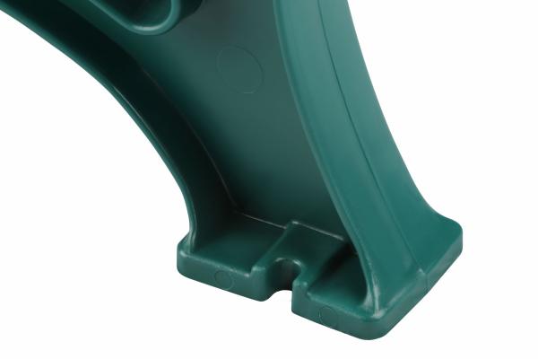 Gartenbank, Parkbank Bank 3 Sitzer stabile Kunststoffbank, grün, 150 cm Sitzbank