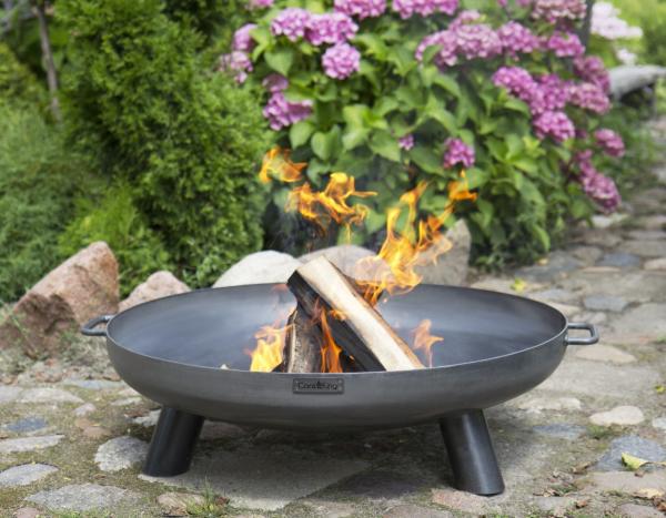 CookKing Feuerschale Bali 60 cm in Schwarz aus Stahl