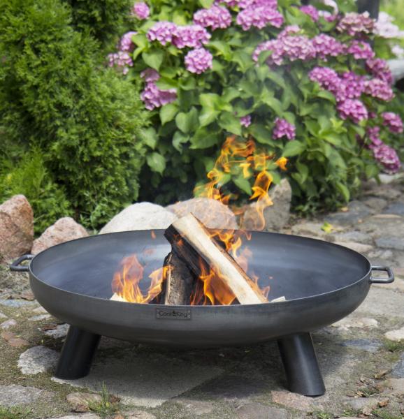 CookKing Feuerschale Bali 60 cm in Schwarz aus Stahl