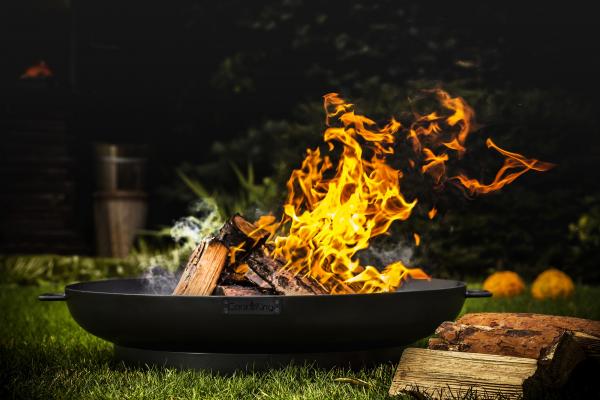 CookKing Feuerschale Dubai 70 cm in Schwarz aus Stahl