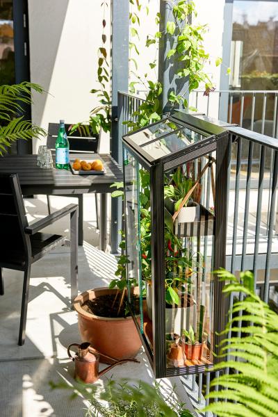 Gewächshaus Balkon Juliana Urban Balcony 0,16m² 4mm Sicherheitsglas