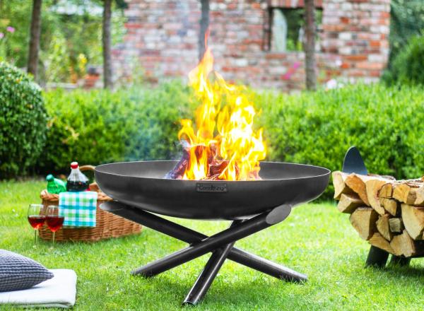 Feuerschale Indiana Ø 70 cm Feuerstelle für den Garten aus Stahl Feuerkorb Grill