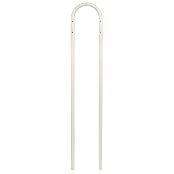 Mefa Ständer 22 in der Farbe Reinweiß RAL 9010 H: 1185 mm Durchmesser: 38 mm