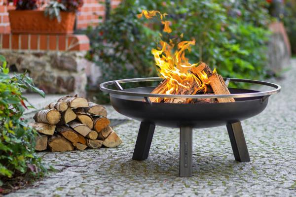 Feuerschale "Porto" Ø 70cm Feuerstelle für den Garten aus Stahl Feuerkorb Grill