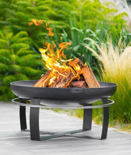 Feuerschale Viking Ø 60 cm Feuerstelle für den Garten aus Stahl Feuerkorb Grill